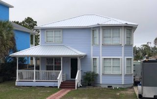 blue house