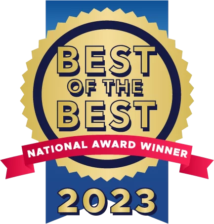 2023 best of the best award short ribbon